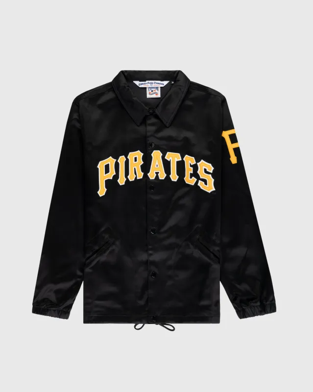 Pittsburgh Pirates 1960 Satin Windbreaker Jacket sold by Ebbets Field Flannels