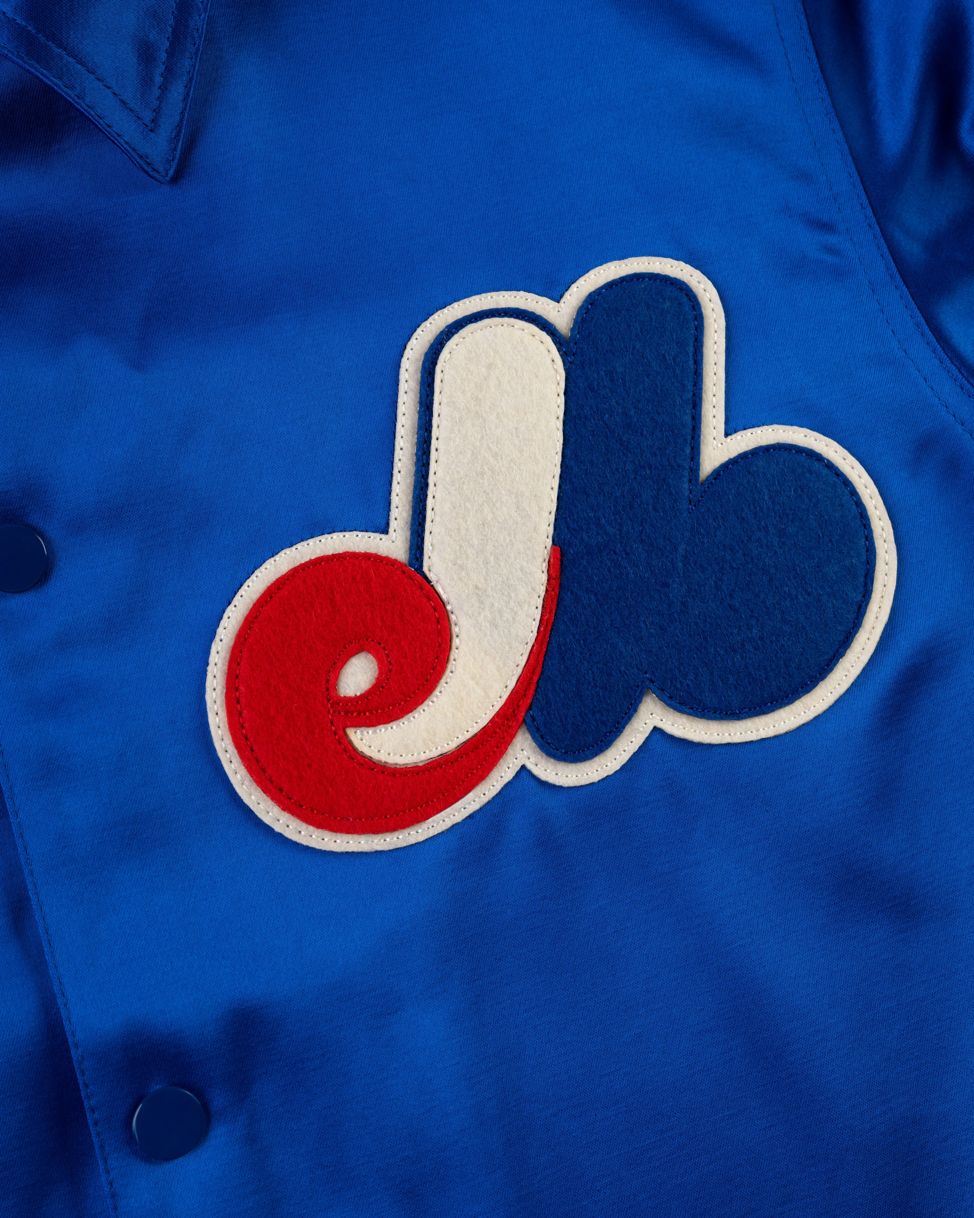 Montreal Expos 1969 Satin Windbreaker sold by Ebbets Field Flannels product image thumbnail 2
