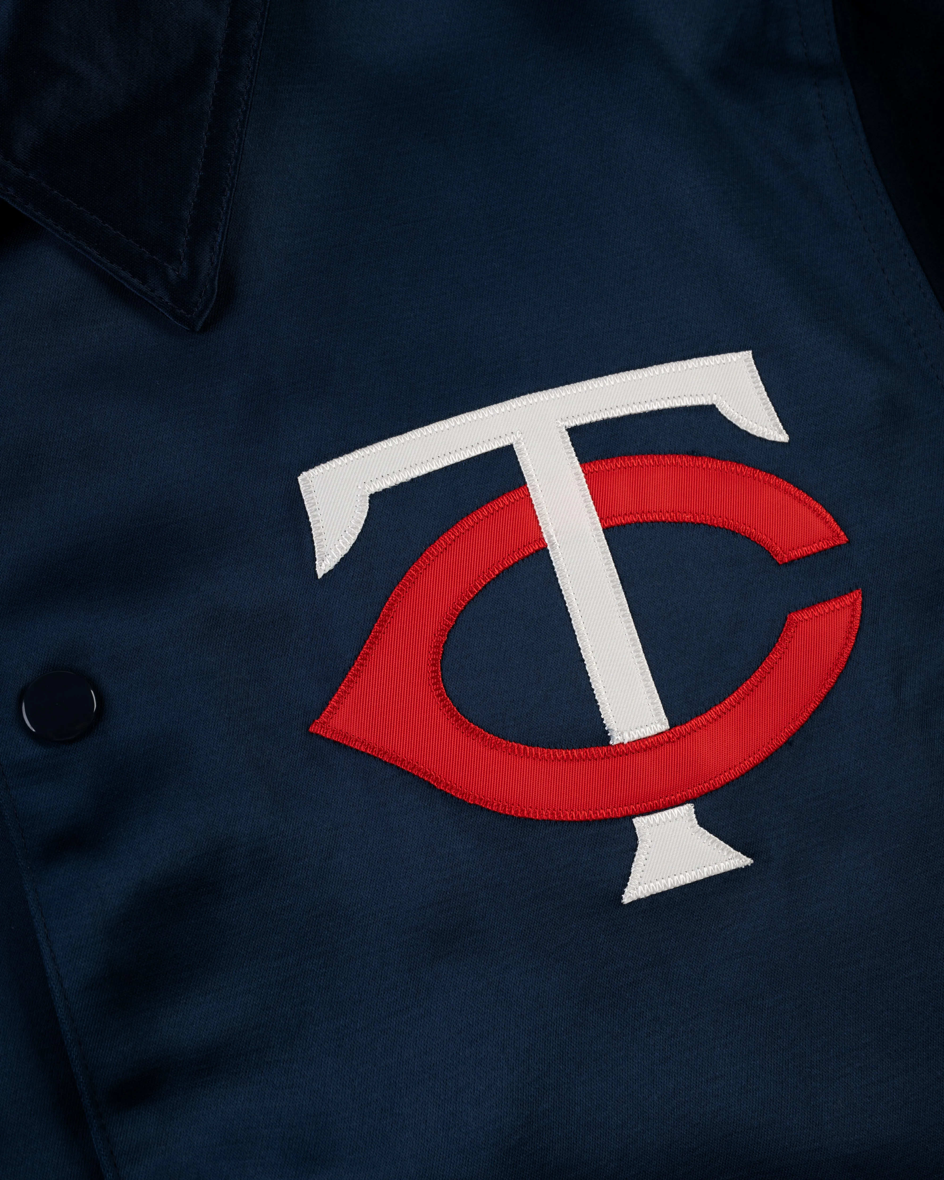Minnesota Twins 1966 Satin Windbreaker Jacket sold by Ebbets Field Flannels product image thumbnail 2