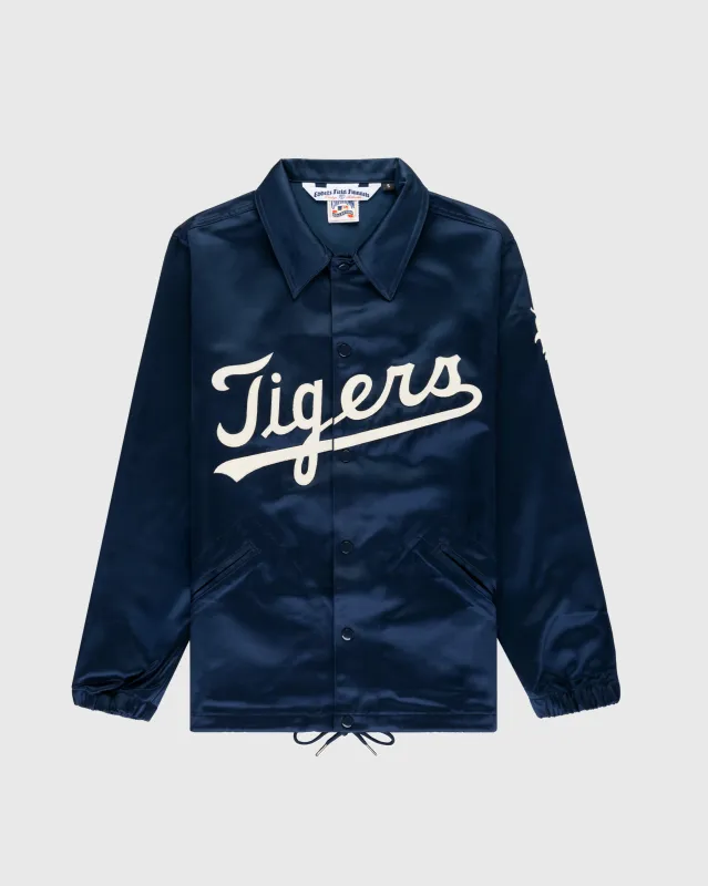 Detroit Tigers 1960 Satin Windbreaker Jacket sold by Ebbets Field Flannels