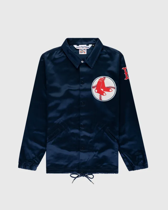 Boston Red Sox 1967 Satin Windbreaker Jacket sold by Ebbets Field Flannels