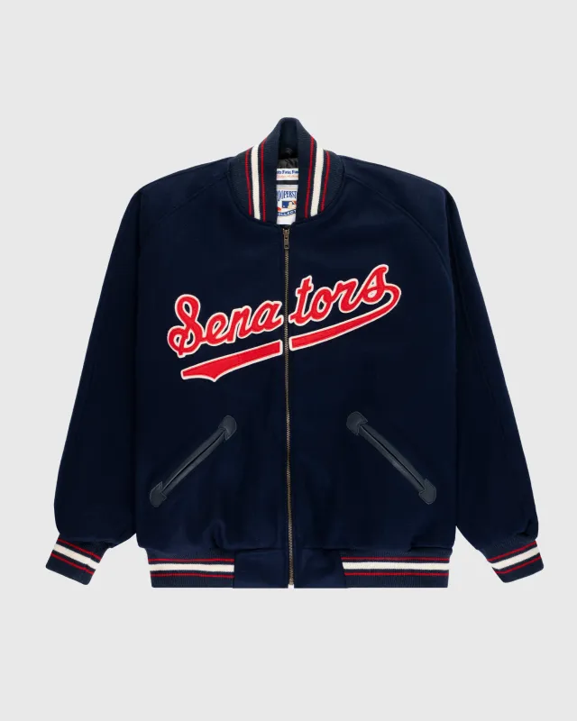 Washington Senators 1966 Authentic All Wool Varsity Jacket sold by Ebbets Field Flannels
