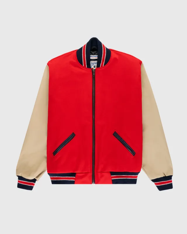 Cincinnati Reds 1940 Authentic Wool & Leather Jacket sold by Ebbets Field Flannels