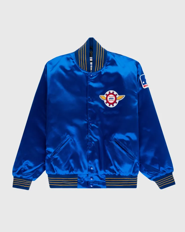 Seattle Pilots 1969 Authentic All Satin Varsity Jacket sold by Ebbets Field Flannels