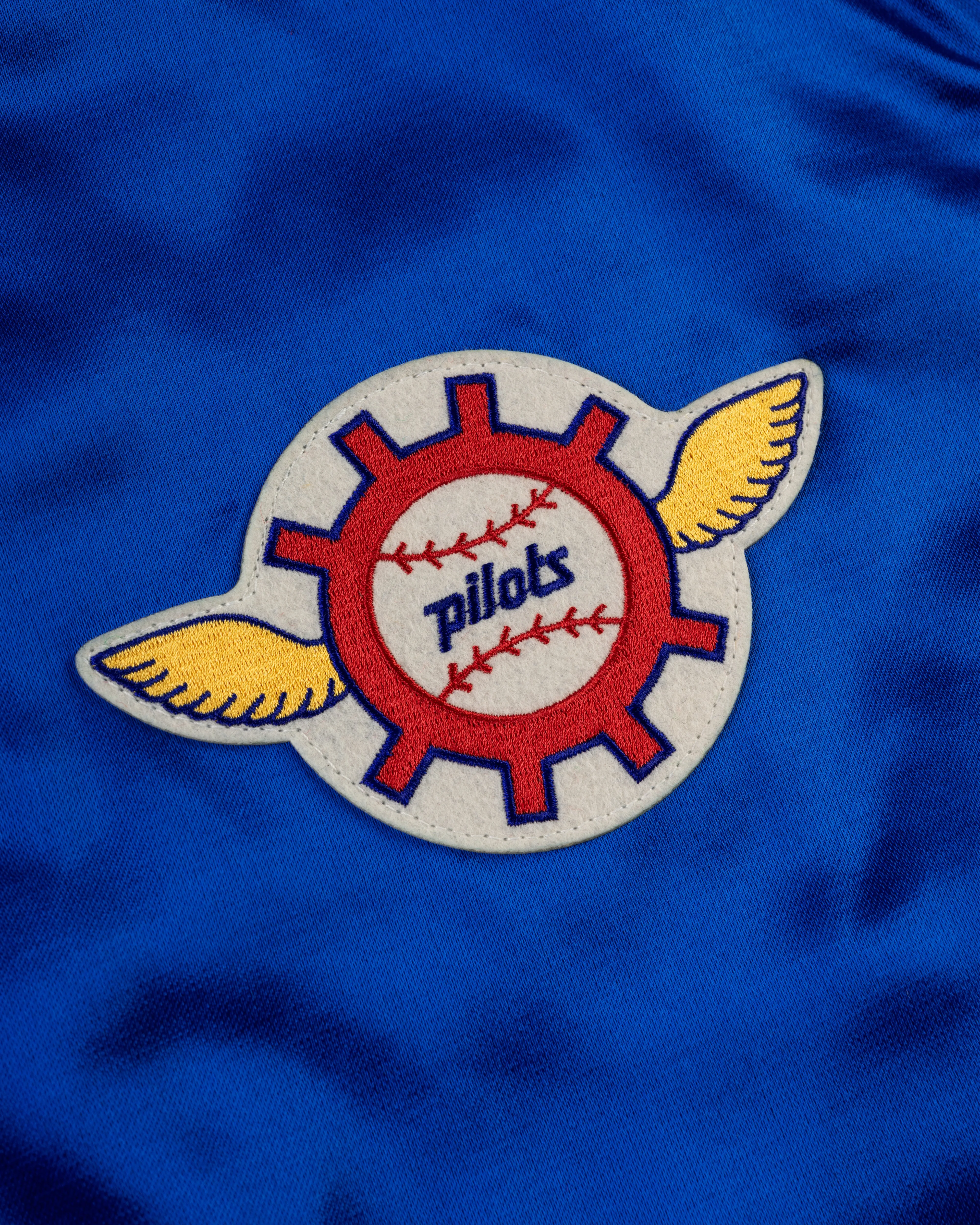 Seattle Pilots 1969 Authentic All Satin Varsity Jacket sold by Ebbets Field Flannels product image thumbnail 3