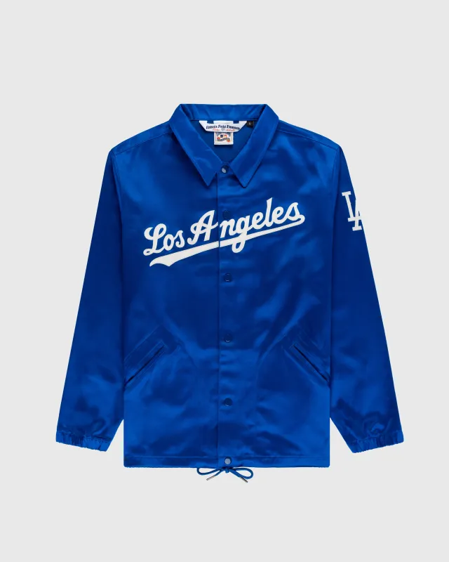 Los Angeles Dodgers 1962 Satin Windbreaker Jacket sold by Ebbets Field Flannels