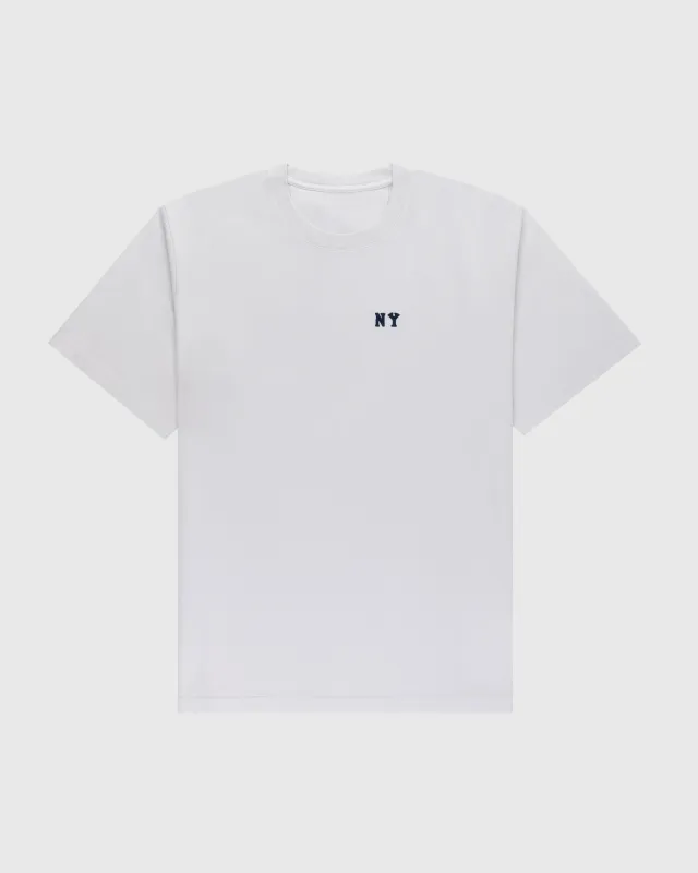 New York Black Yankees Embroidered 'NY' Short Sleeve Tee sold by Ebbets Field Flannels