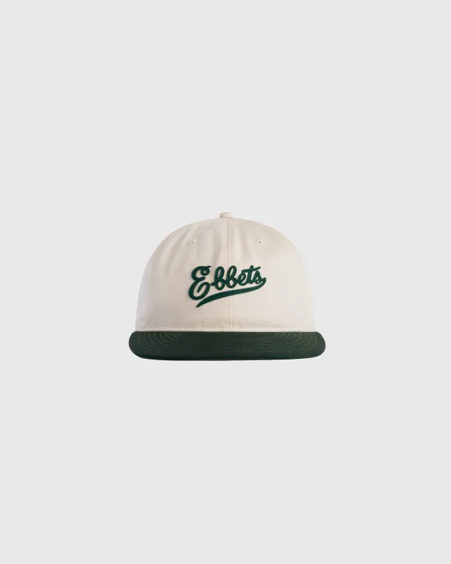 Ebbets Felt Script Cotton Twill Ballcap sold by Ebbets Field Flannels