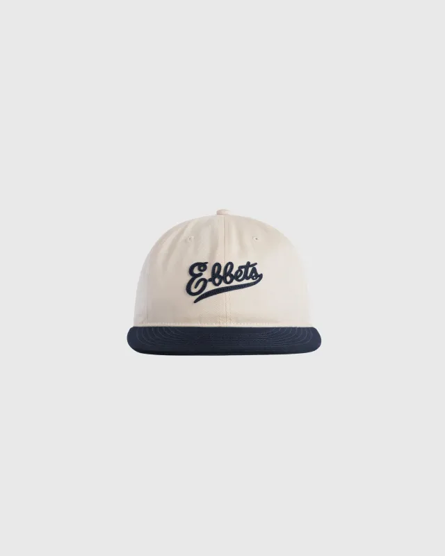 Ebbets Felt Script Cotton Twill Ballcap sold by Ebbets Field Flannels