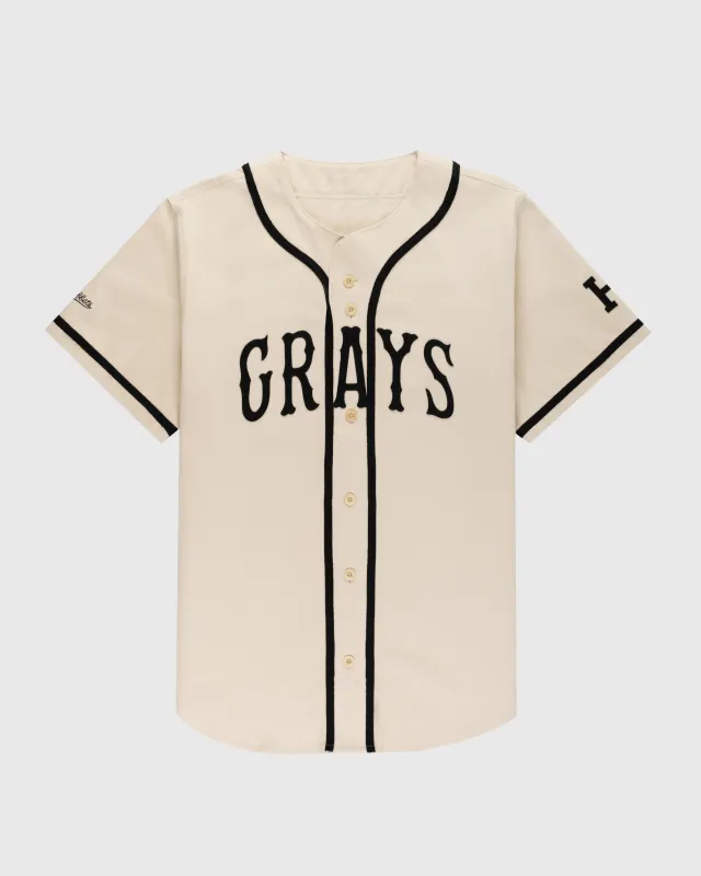 Homestead Grays Cotton Twill Baseball Jersey sold by Ebbets Field Flannels