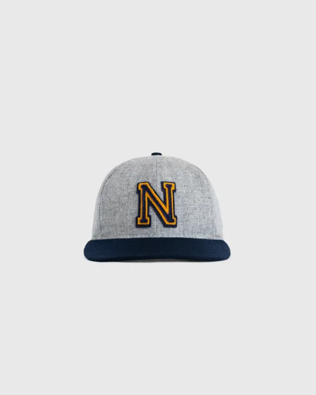 Navy 1947 Authentic Wool Ballcap sold by Ebbets Field Flannels