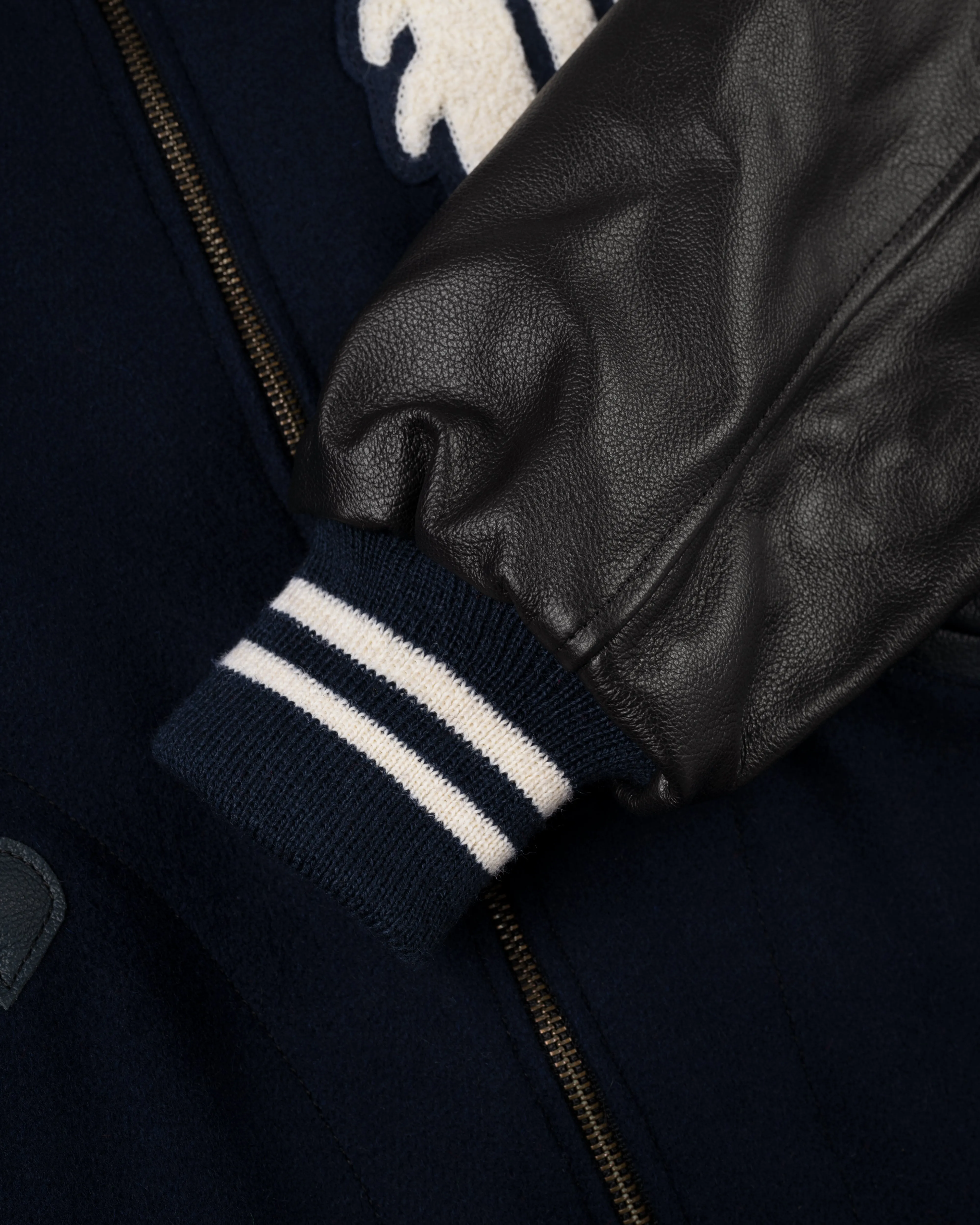Detroit Tigers 1955 Authentic Wool & Leather Varsity Jacket sold by Ebbets Field Flannels product image thumbnail 4