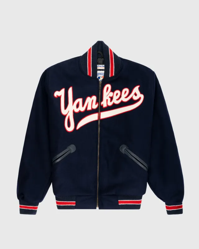 New York Yankees 1947 Authentic All Wool Varsity Jacket sold by Ebbets Field Flannels