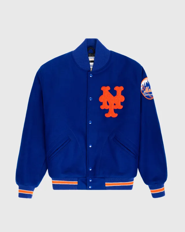 New York Mets 1969 Authentic All Wool Varsity Jacket sold by Ebbets Field Flannels