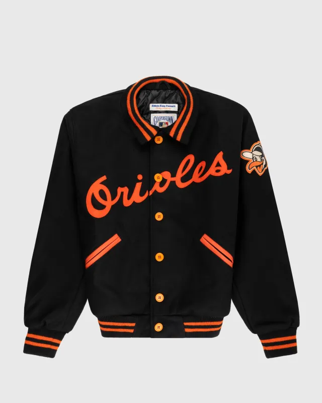 Baltimore Orioles 1966 Authentic All Wool Varsity Jacket sold by Ebbets Field Flannels
