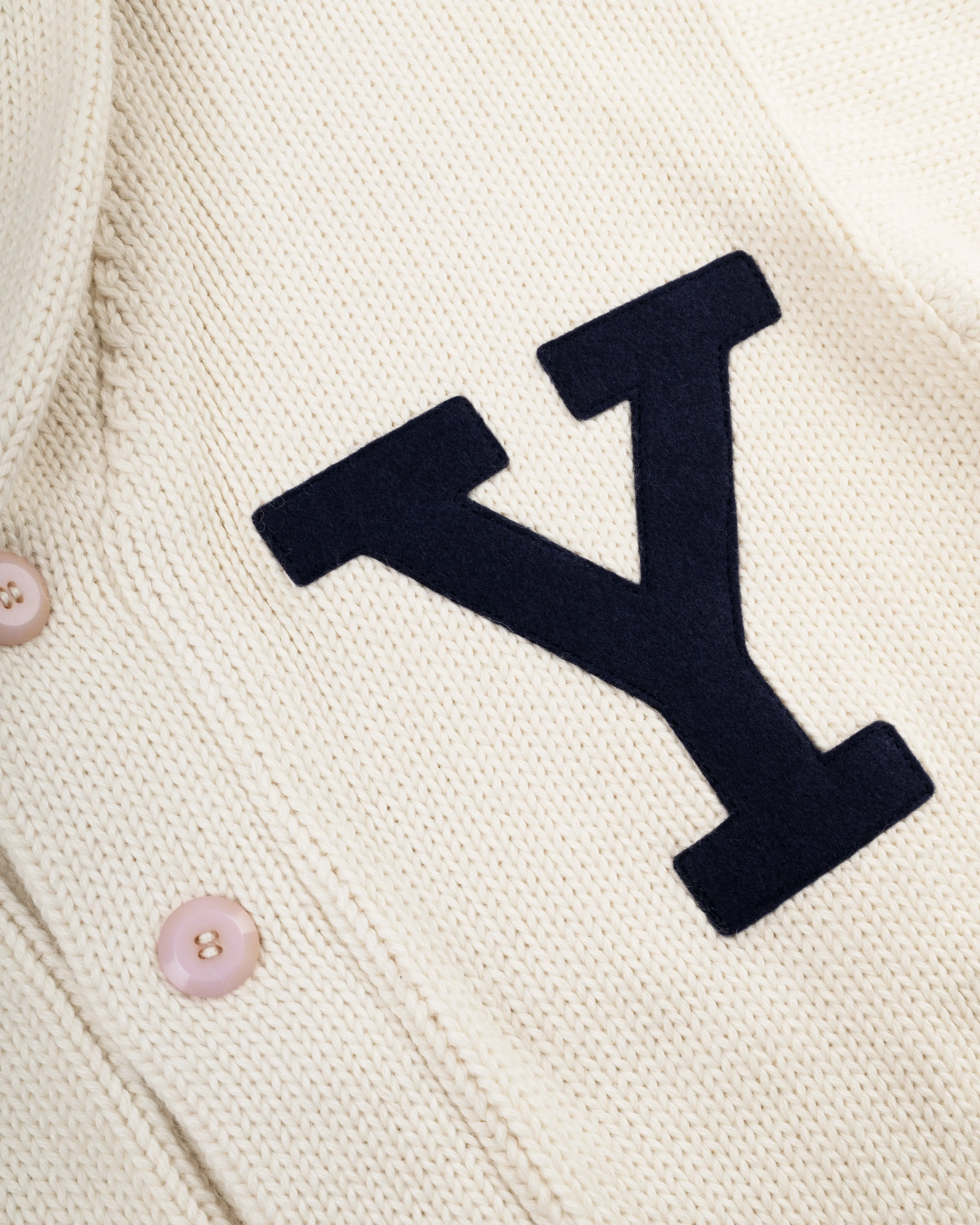 Yale University 1923 Wool Shawl Collar Sweater sold by Ebbets Field Flannels product image thumbnail 4