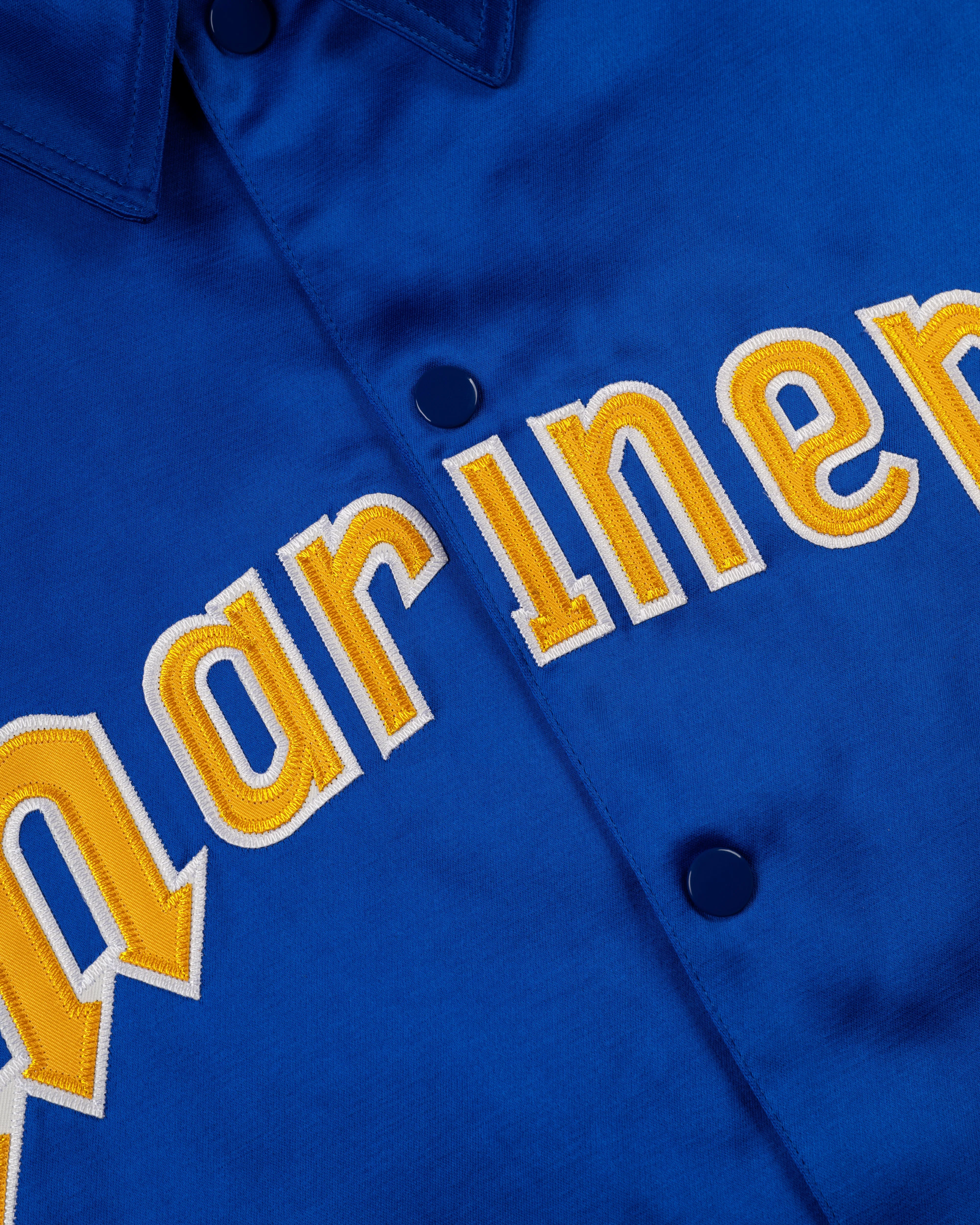 Seattle Mariners 1982 Satin Windbreaker Jacket sold by Ebbets Field Flannels product image thumbnail 2