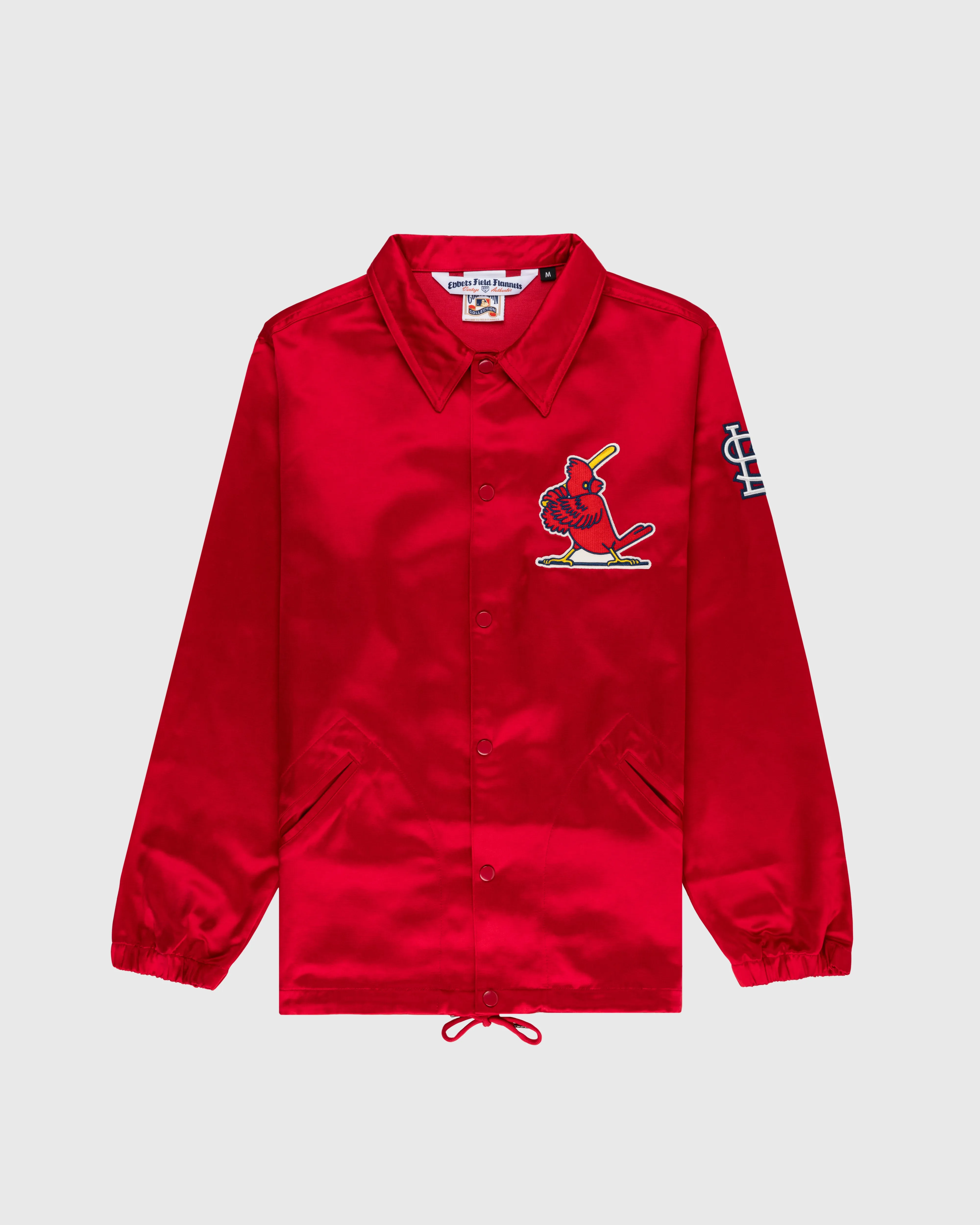 St. Louis Cardinals 1970 Satin Windbreaker Jacket sold by Ebbets Field Flannels