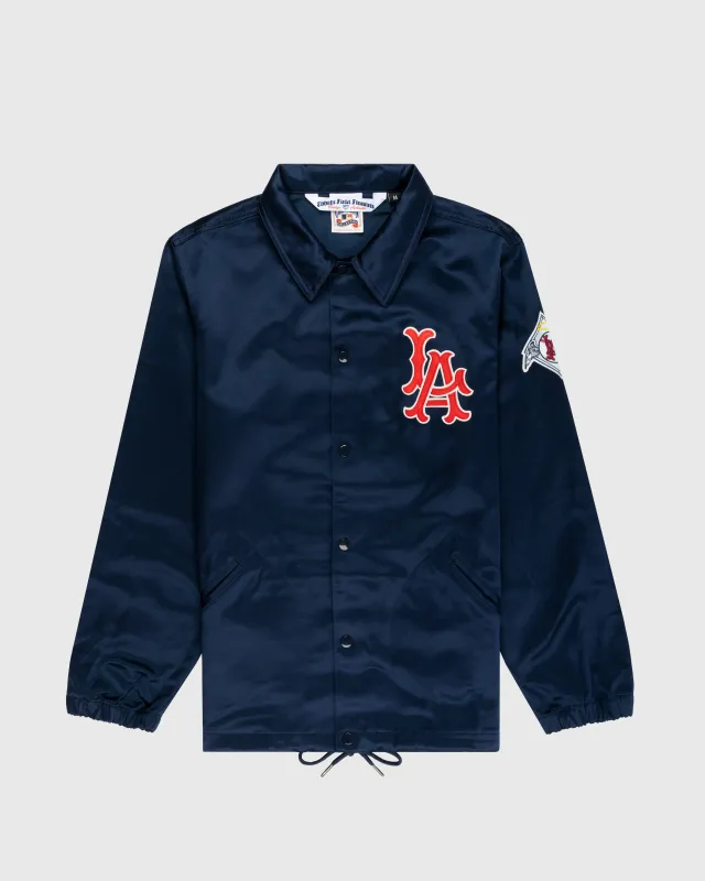 Los Angeles Angels 1946 Satin Windbreaker Jacket sold by Ebbets Field Flannels