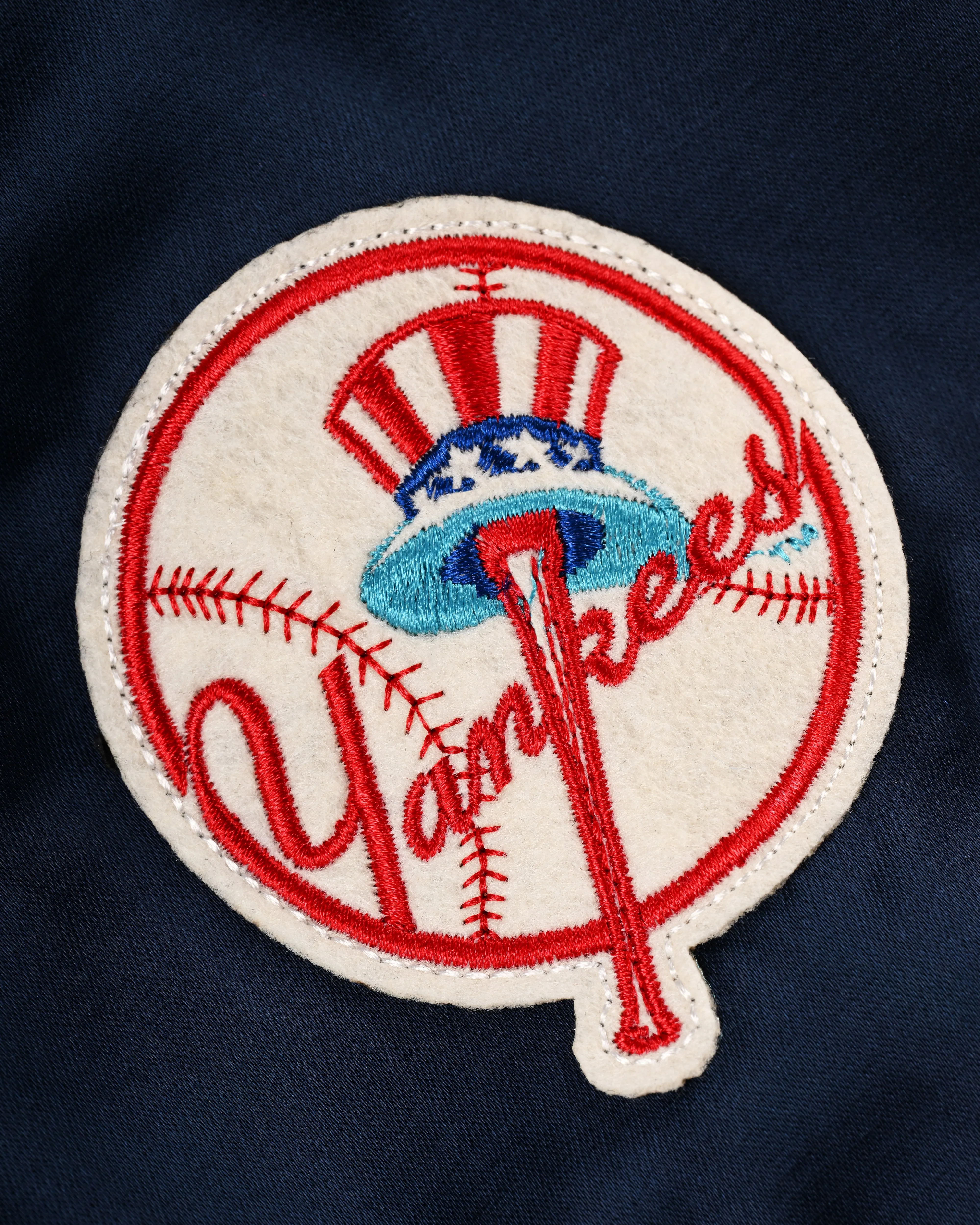 New York Yankees 1946 Satin Windbreaker Jacket sold by Ebbets Field Flannels product image thumbnail 3