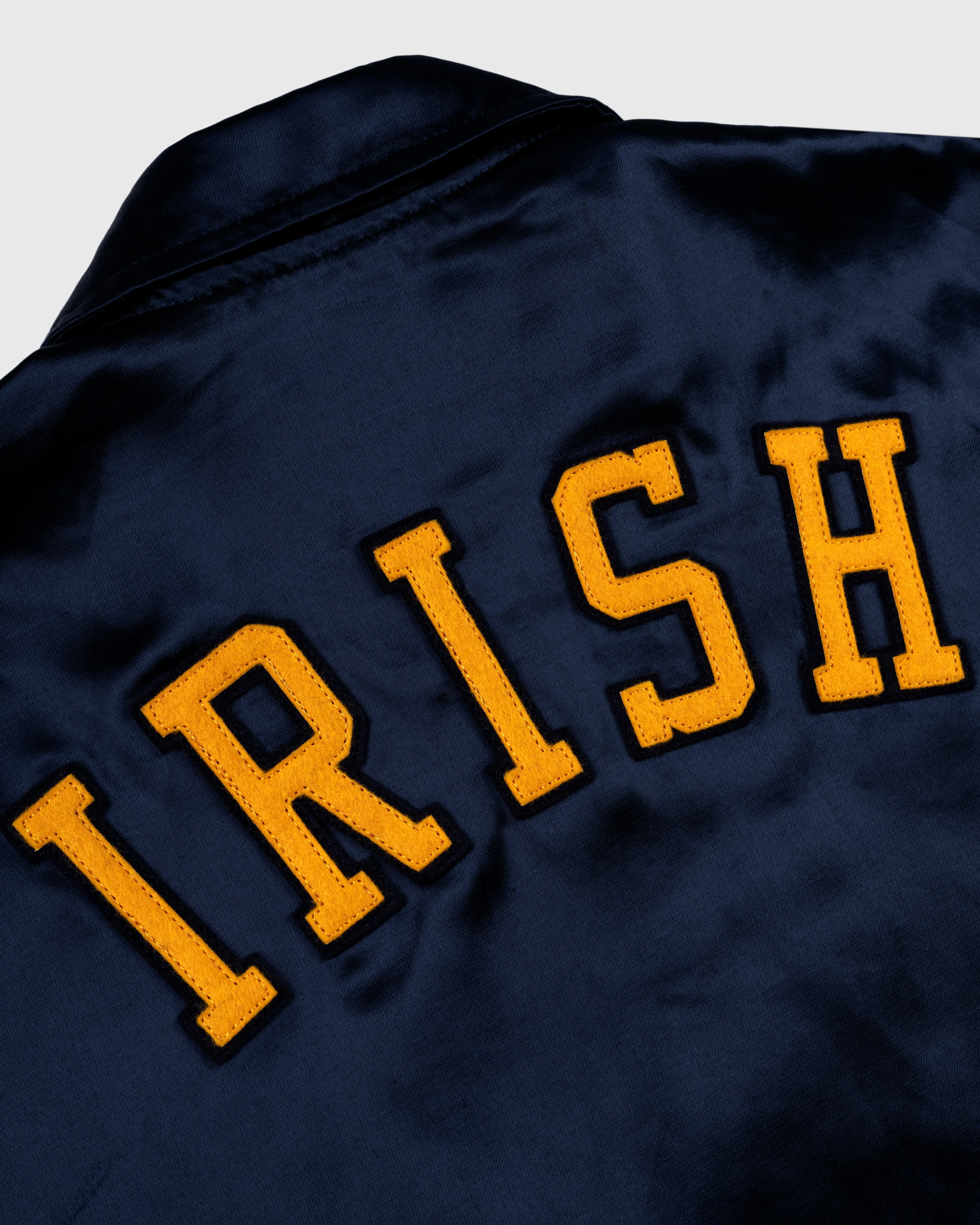 University of Notre Dame Satin Windbreaker Jacket sold by Ebbets Field Flannels product image thumbnail 4