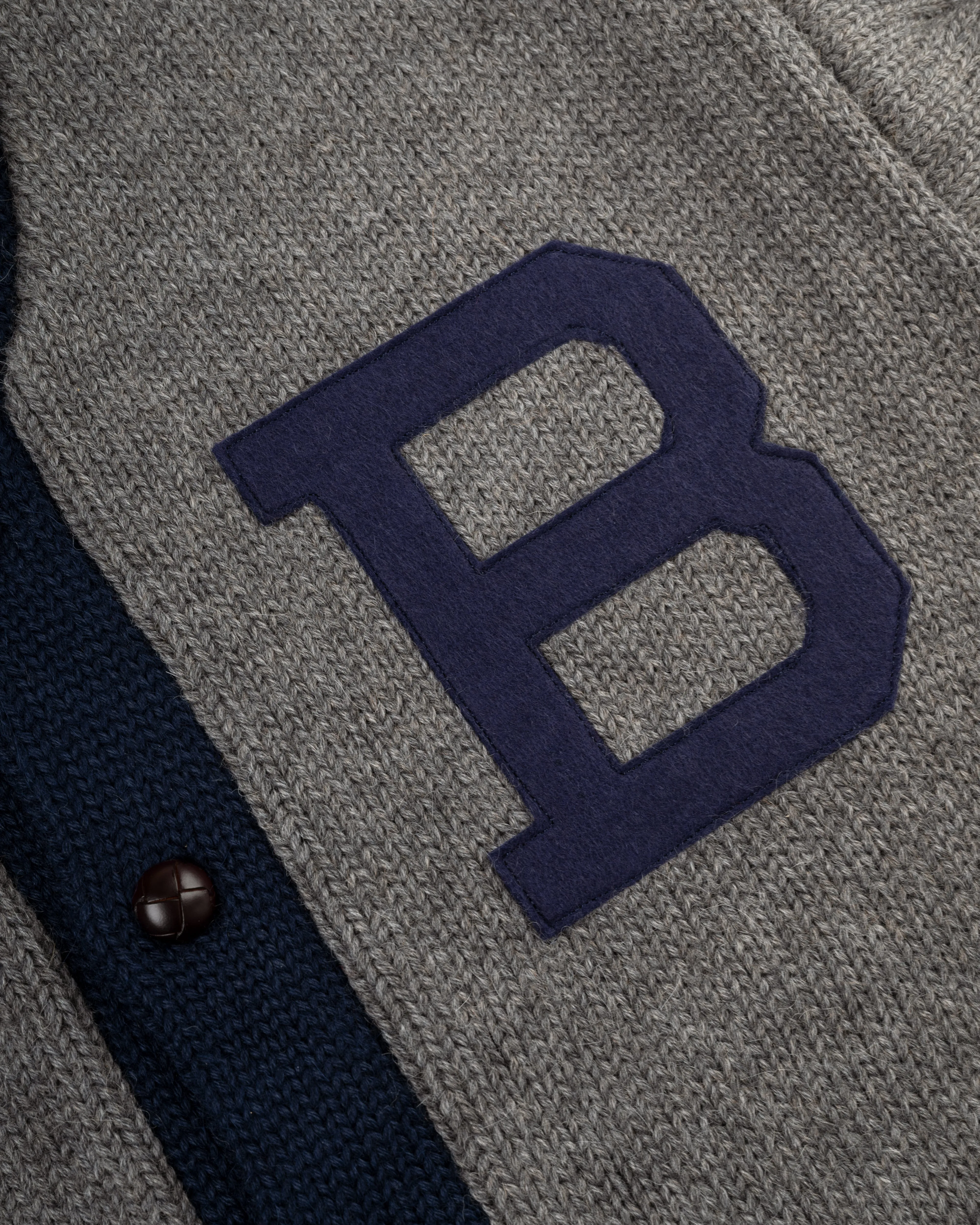 Brooklyn Robins (Dodgers) 1916 Wool Shawl Collar Sweater sold by Ebbets Field Flannels product image thumbnail 3