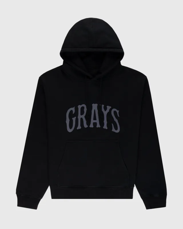 Homestead Grays Heavyweight Cotton Terry Pullover Hoodie made by Ebbets Field Flannels
