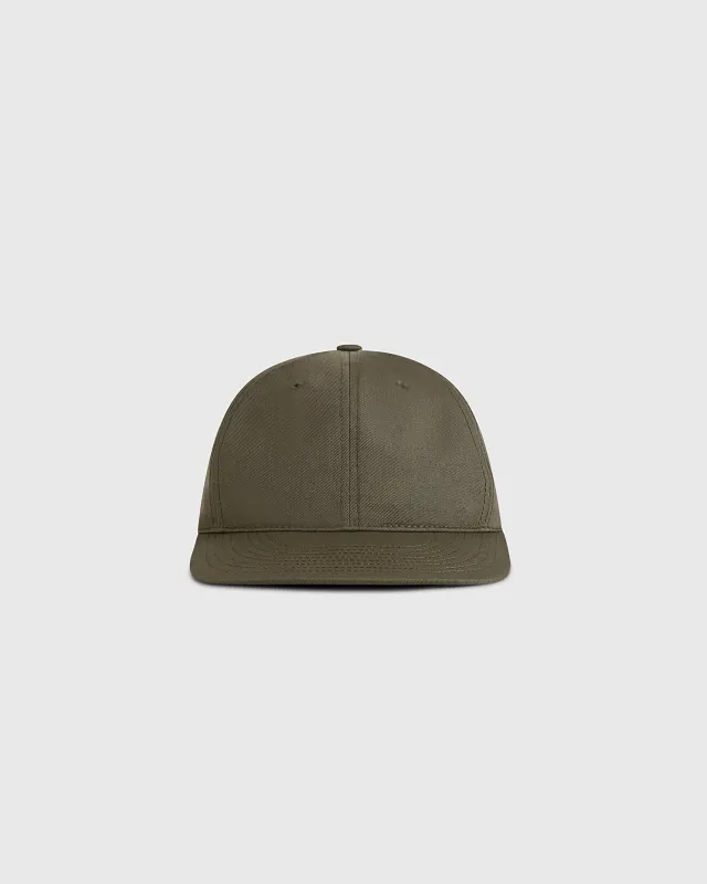 Olive Green Cotton Twill Ballcap sold by Ebbets Field Flannels