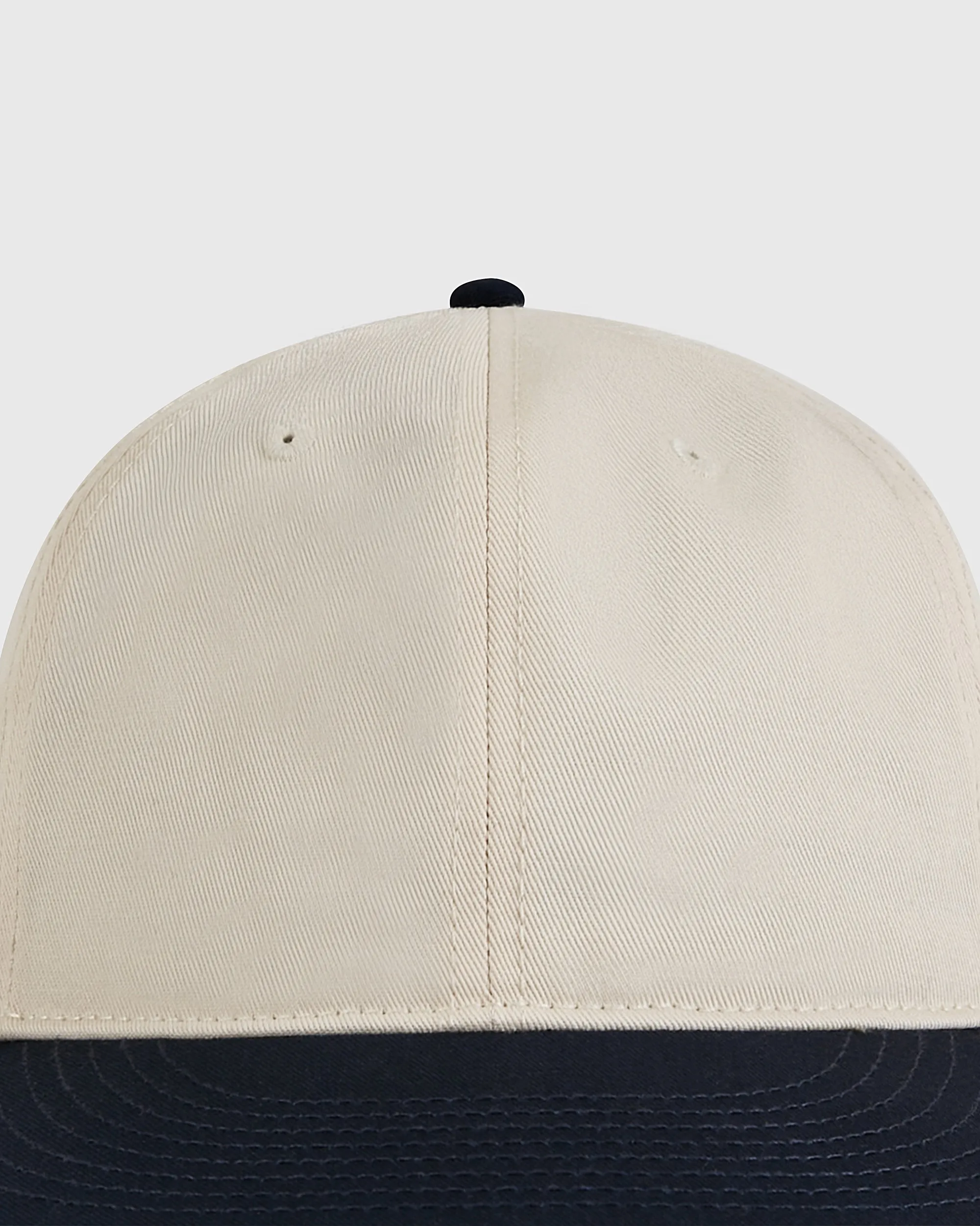 Natural and Navy Cotton Twill Ballcap sold by Ebbets Field Flannels product image thumbnail 5