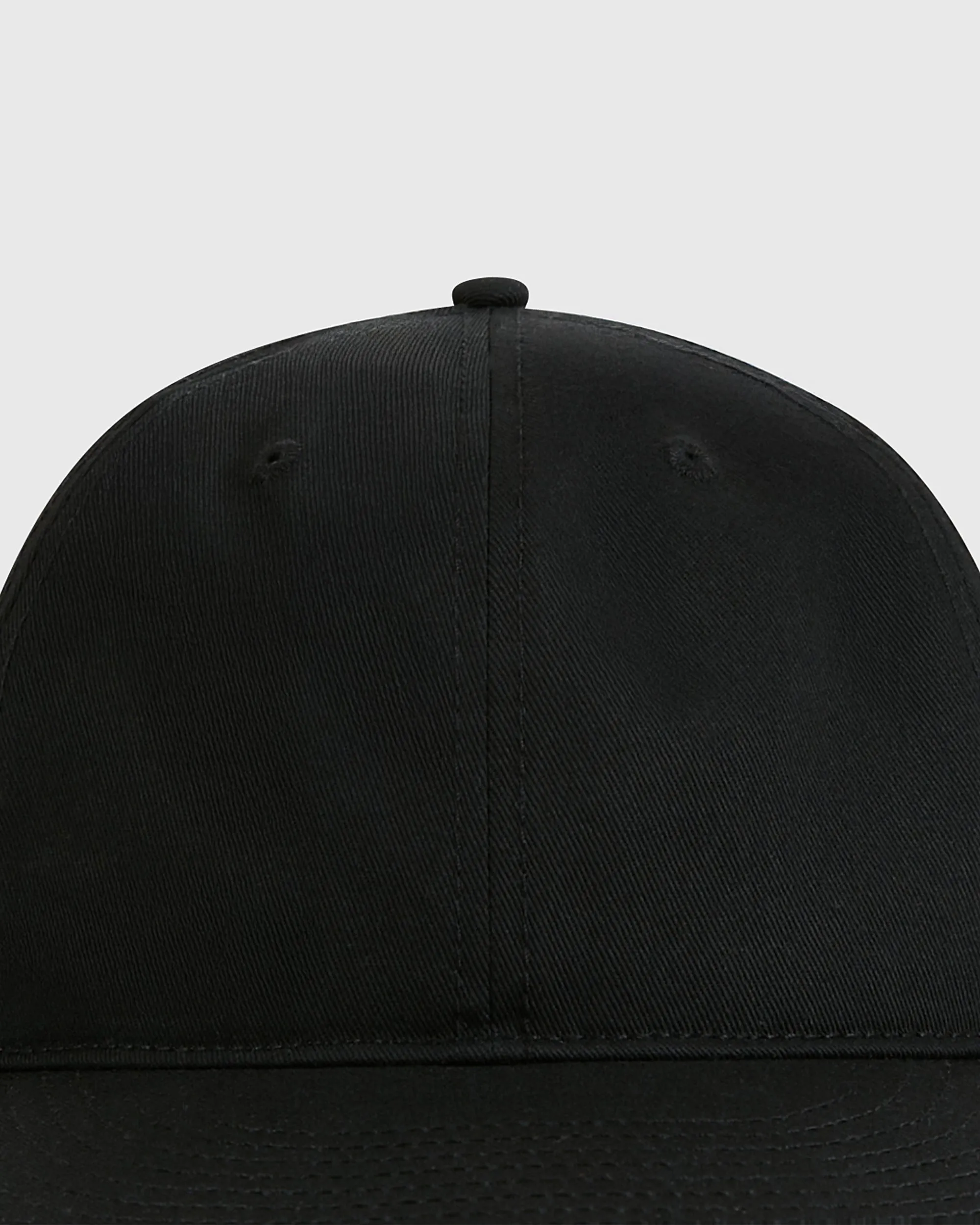 Black Cotton Twill Ballcap sold by Ebbets Field Flannels product image thumbnail 5