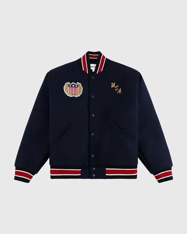 USA 1960 All-Wool Varsity Jacket sold by Ebbets Field Flannels