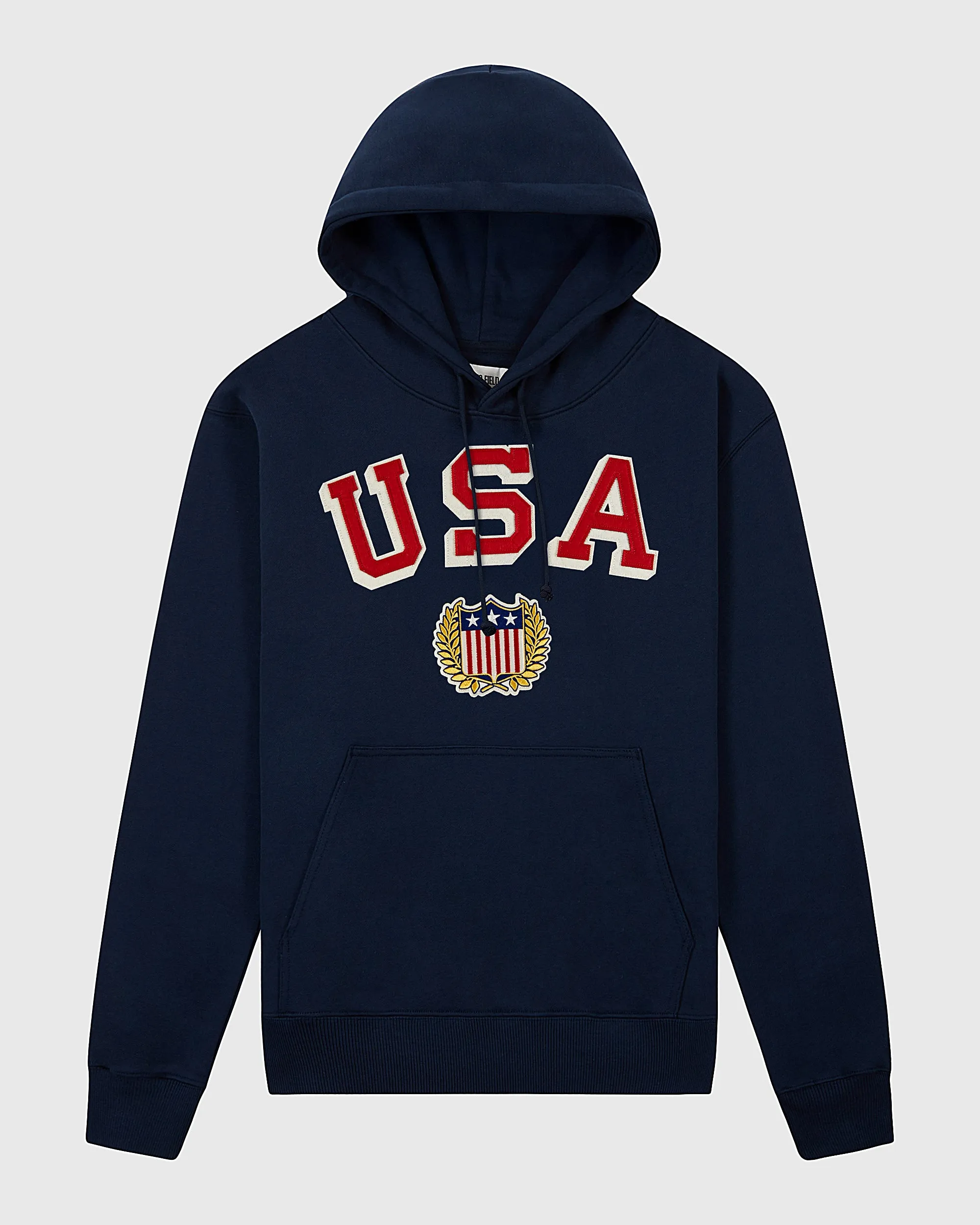 USA 1960 Heavyweight Cotton Terry Pullover Hoodie sold by Ebbets Field Flannels