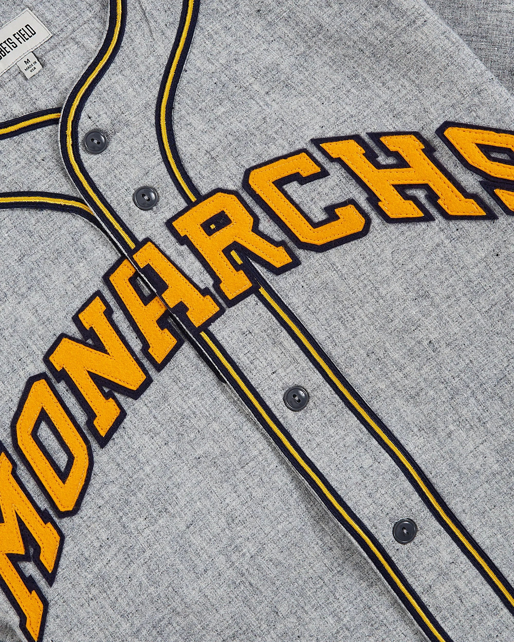 Kansas City Monarchs 1945 Authentic Wool Road Baseball Jersey sold by Ebbets Field Flannels product image thumbnail 3