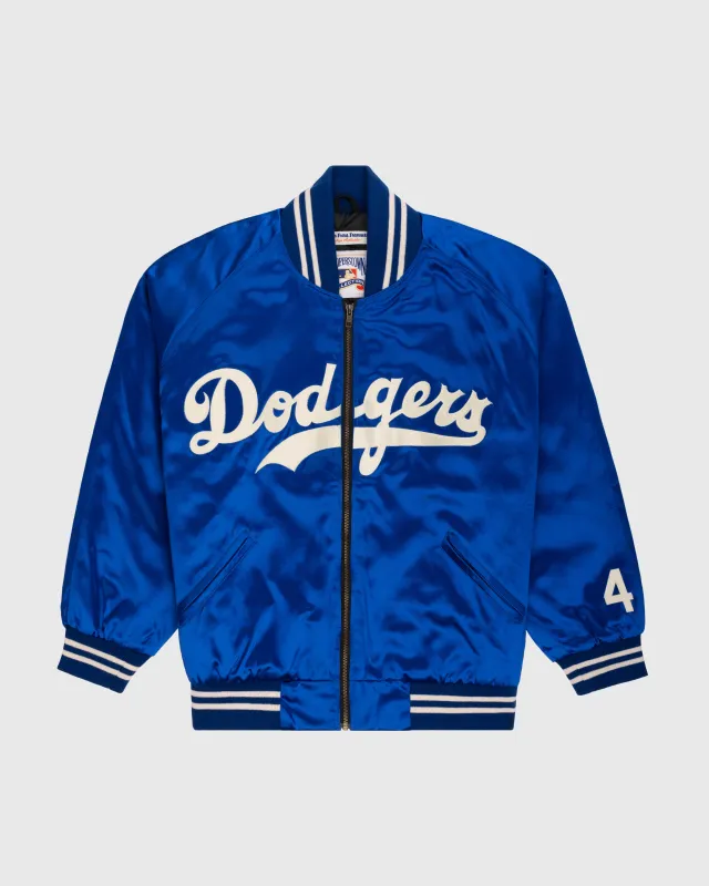 Brooklyn Dodgers 1947-50 Authentic All Satin Varsity Jacket made by Ebbets Field Flannels