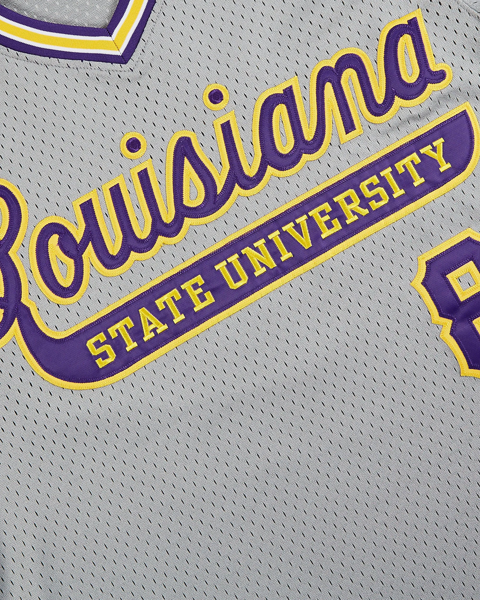 Louisianna State University 1987 V-Neck Mesh Jersey sold by Ebbets Field Flannels product image thumbnail 3