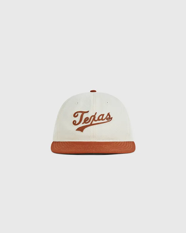 University of Texas 1975 Cotton Twill Ballcap made by Ebbets Field Flannels