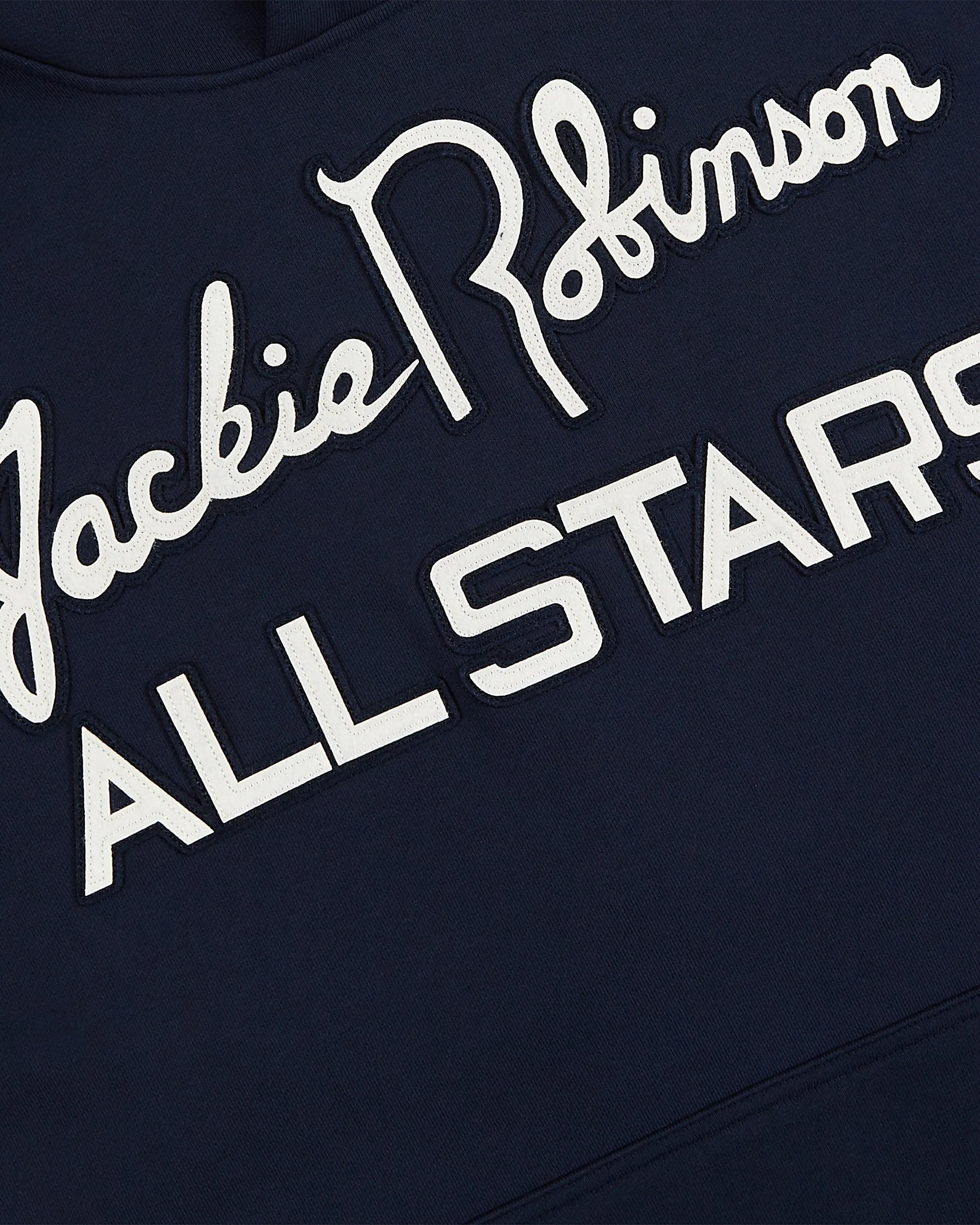 Jackie Robinson All-Stars Heavyweight Cotton Terry Pullover Hoodie sold by Ebbets Field Flannels product image thumbnail 3
