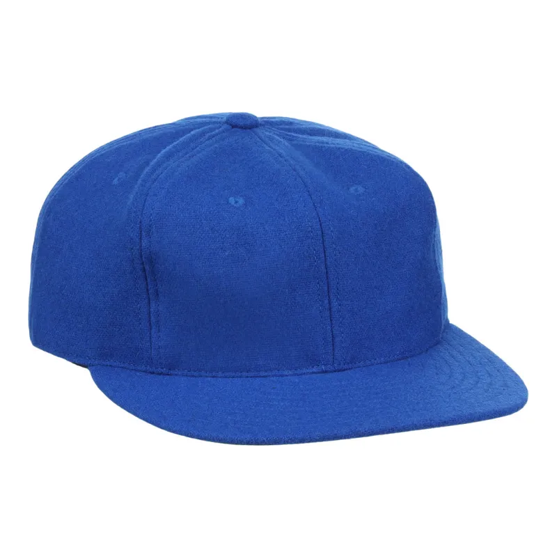 Royal Blue Wool Vintage Ballcap made by Ebbets Field Flannels