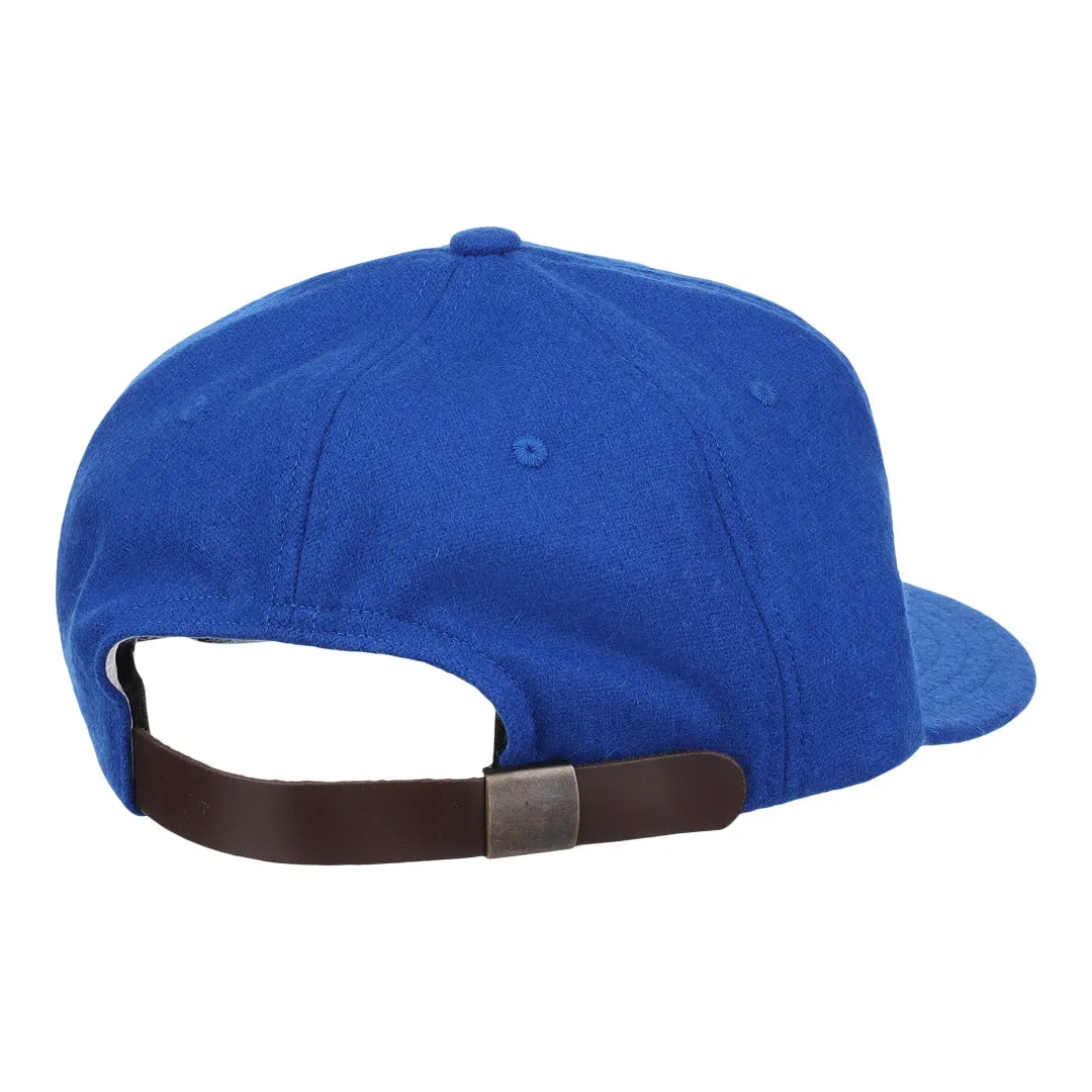 Royal Blue Wool Vintage Ballcap sold by Ebbets Field Flannels product image thumbnail 3