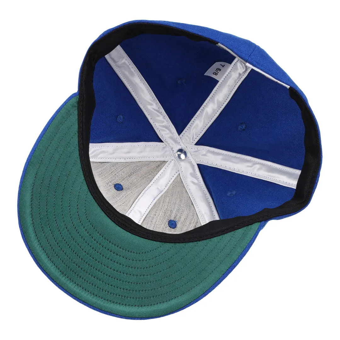 Royal Blue Wool Vintage Ballcap sold by Ebbets Field Flannels product image thumbnail 4