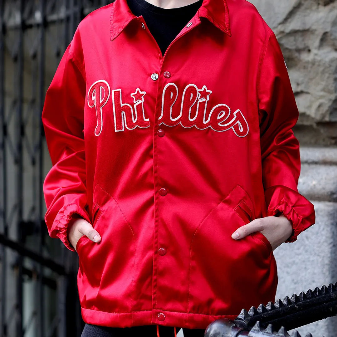 Philadelphia Phillies 1950 Satin Windbreaker sold by Ebbets Field Flannels product image thumbnail 2