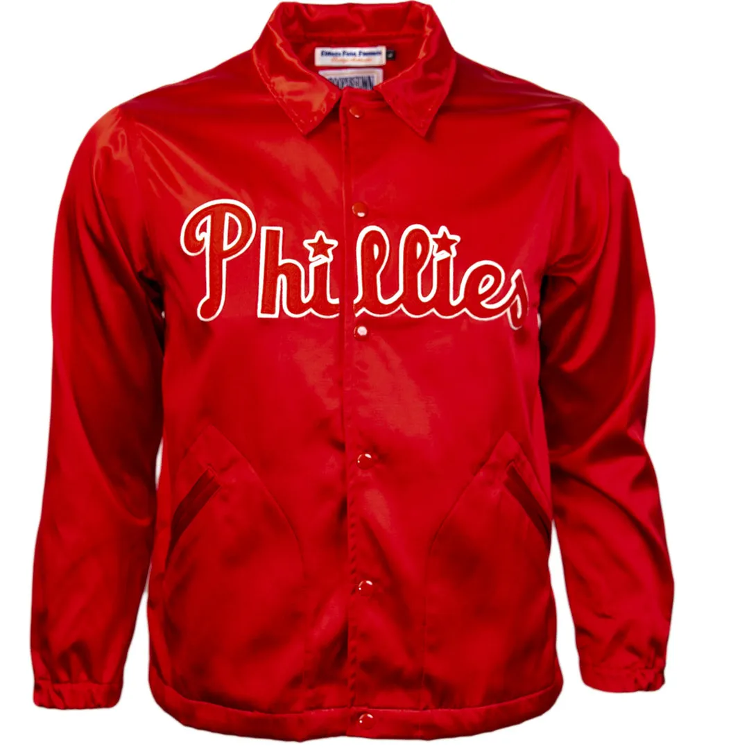 Philadelphia Phillies 1950 Satin Windbreaker sold by Ebbets Field Flannels
