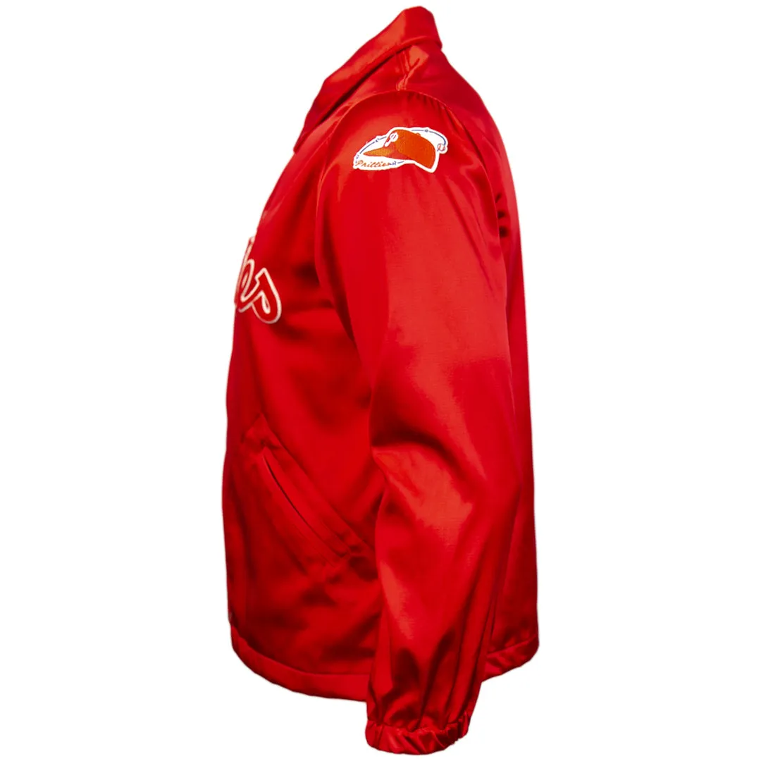 Philadelphia Phillies 1950 Satin Windbreaker sold by Ebbets Field Flannels product image thumbnail 3
