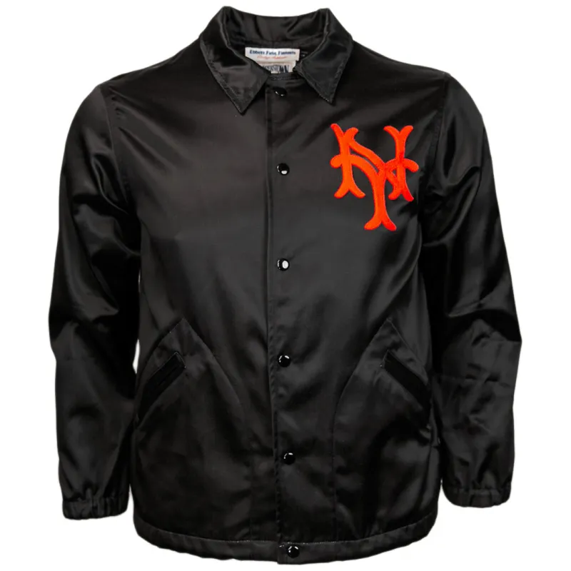 New York Giants 1954 Satin Windbreaker made by Ebbets Field Flannels