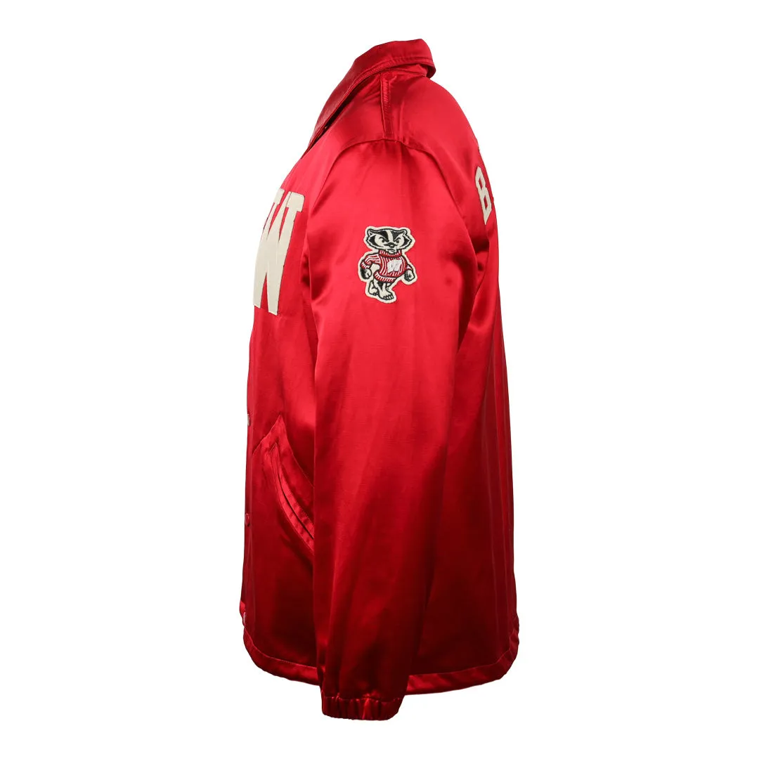 University of Wisconsin Satin Windbreaker sold by Ebbets Field Flannels product image thumbnail 3