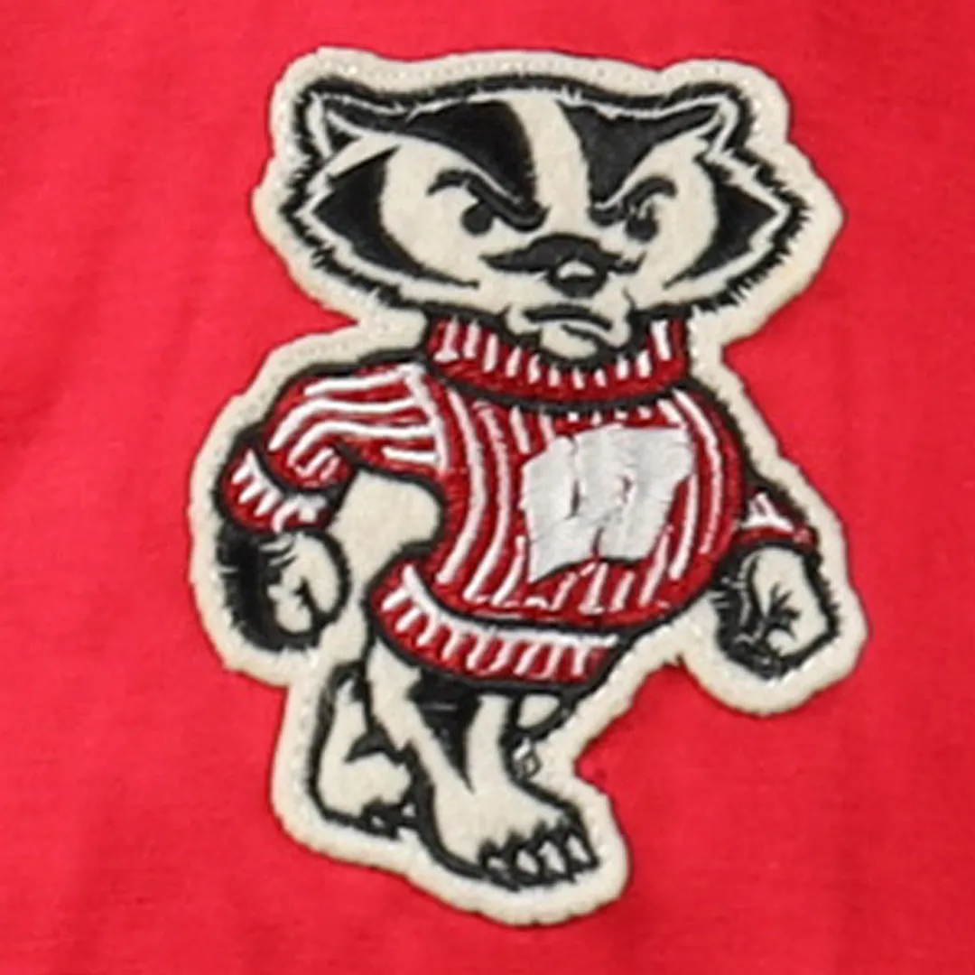 University of Wisconsin Satin Windbreaker sold by Ebbets Field Flannels product image thumbnail 4