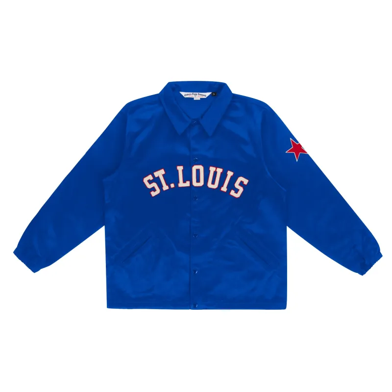 St. Louis Stars Satin Windbreaker made by Ebbets Field Flannels