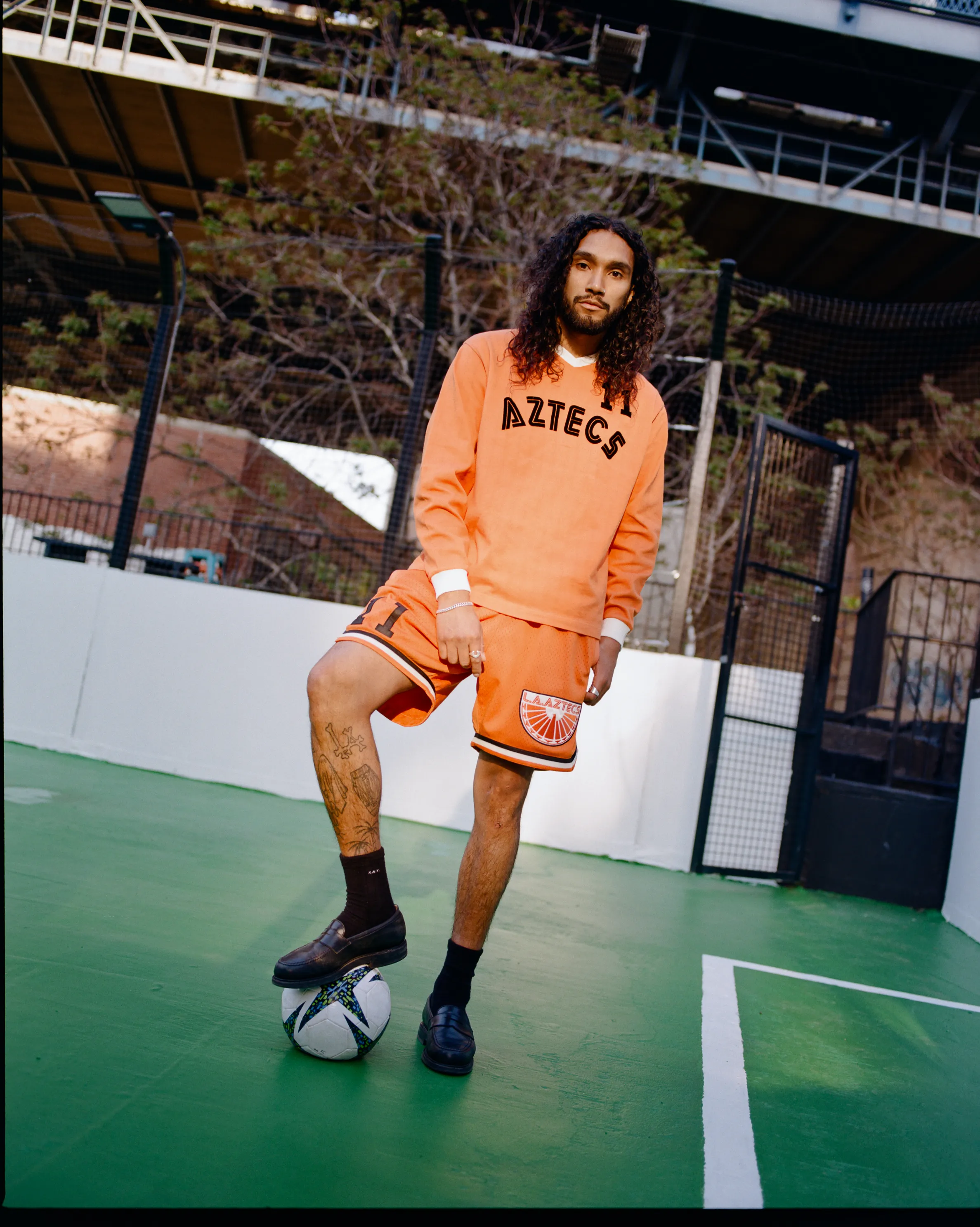 Los Angeles Aztecs Vintage Soccer Goalie Jersey sold by Ebbets Field Flannels product image thumbnail 2