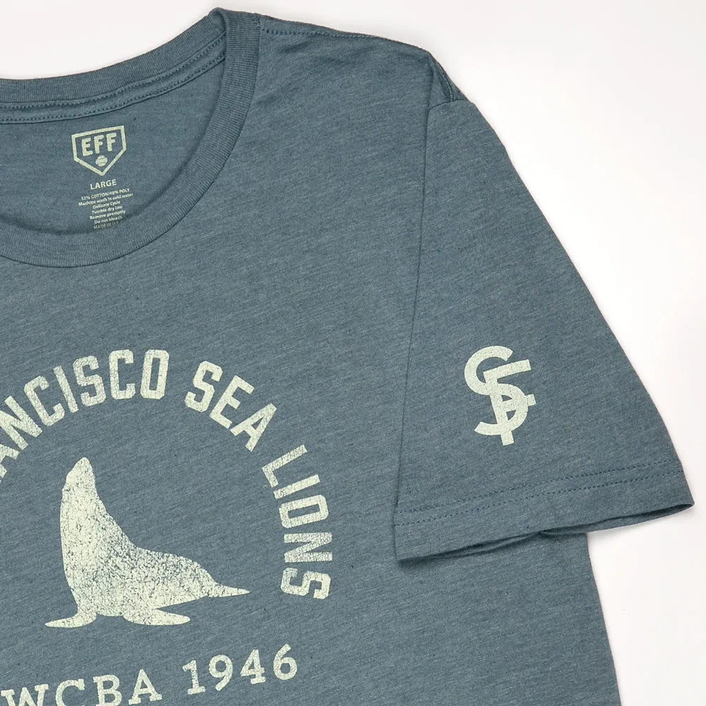 San Francisco Sea Lions 1946 T-Shirt sold by Ebbets Field Flannels product image thumbnail 5