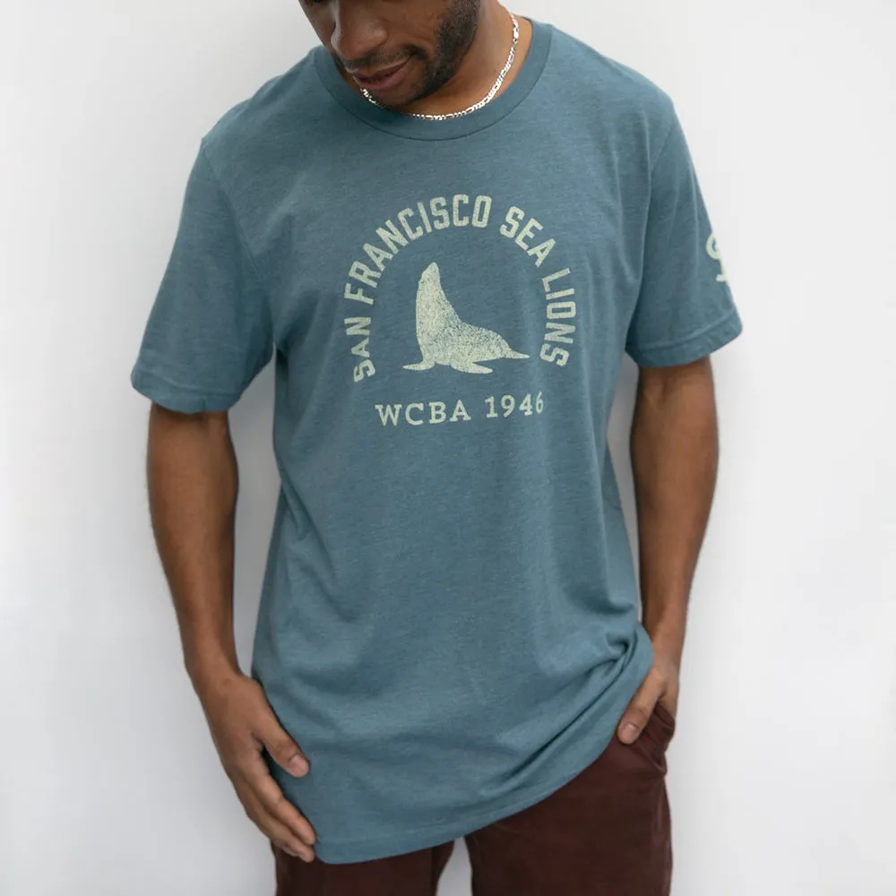 San Francisco Sea Lions 1946 T-Shirt sold by Ebbets Field Flannels product image thumbnail 2